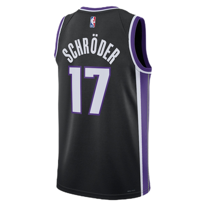 Sacramento Kings Black Icon Jersey Dennis Schröder #17
