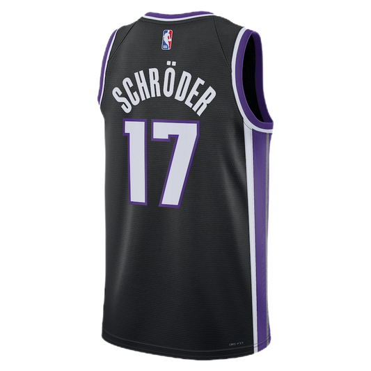 Sacramento Kings Black Icon Jersey Dennis Schröder #17