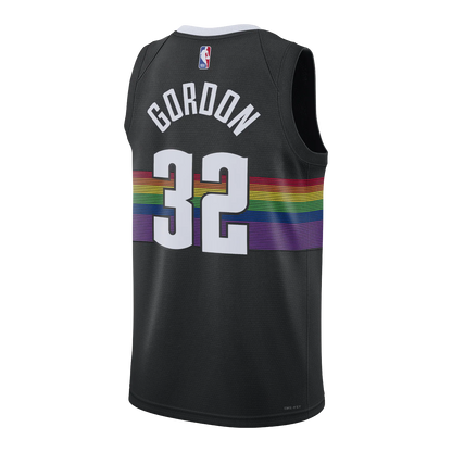Denver Nuggets Black 2025-2026 City Edition Jersey Aaron Gordon #32