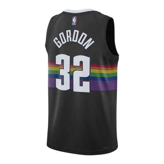 Denver Nuggets Black 2025-2026 City Edition Jersey Aaron Gordon #32