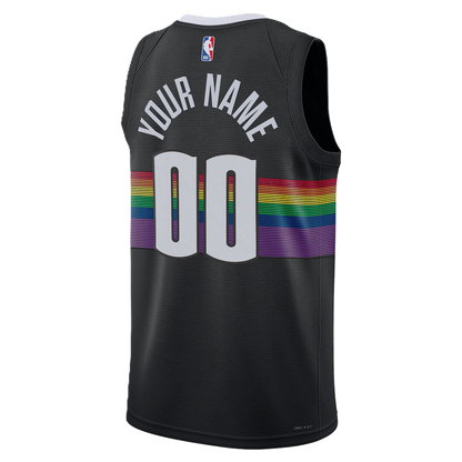 Denver Nuggets Black 2025-2026 City Edition Jersey Custom