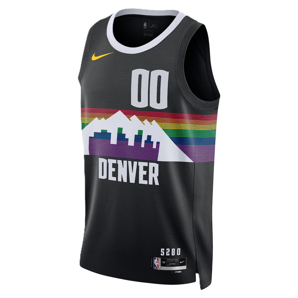Denver Nuggets Black 2025-2026 City Edition Jersey Custom