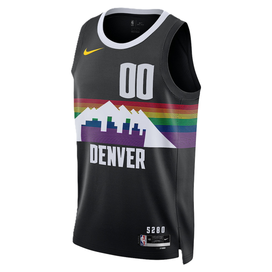 Denver Nuggets Black 2025-2026 City Edition Jersey Custom