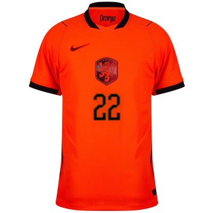 Netherlands 2026 Home Jersey Denzel Dumfries #22