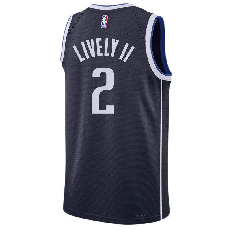 Dallas Mavericks Navy Statement Jersey Dereck Lively II #2