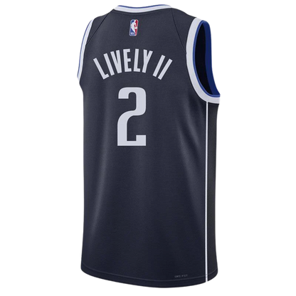 Dallas Mavericks Navy Statement Jersey Dereck Lively II #2