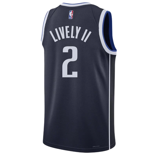 Dallas Mavericks Navy Statement Jersey Dereck Lively II #2