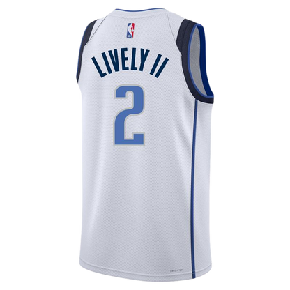 Dallas Mavericks White Association Jersey Dereck Lively II #2