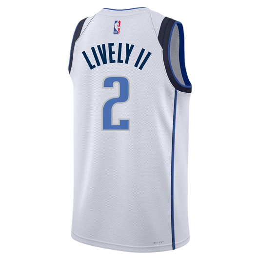 Dallas Mavericks White Association Jersey Dereck Lively II #2