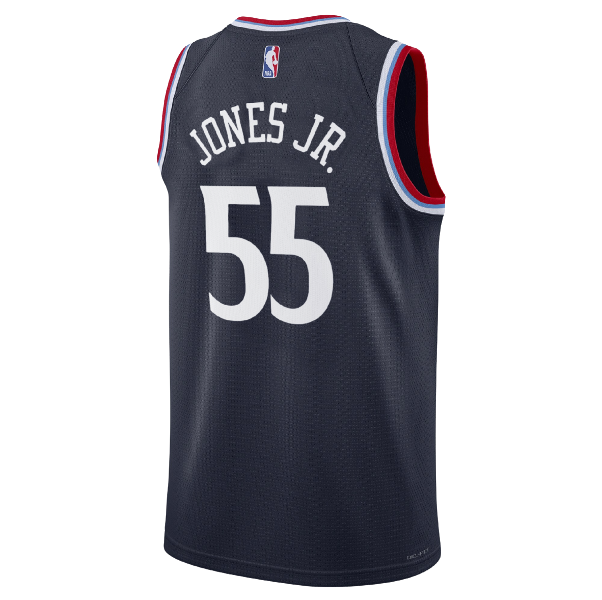LA Clippers Navy Icon Jersey Derrick Jones Jr. #55