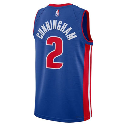 Detroit Pistons 24/25 Cunningham Away Jersey back