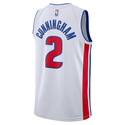 Detroit Pistons 24/25 Cunningham Home Jersey back