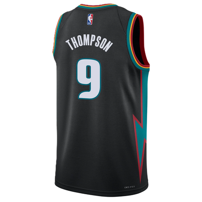 Detroit Pistons Charcoal 2025-2026 City Edition Jersey Ausar Thompson #9