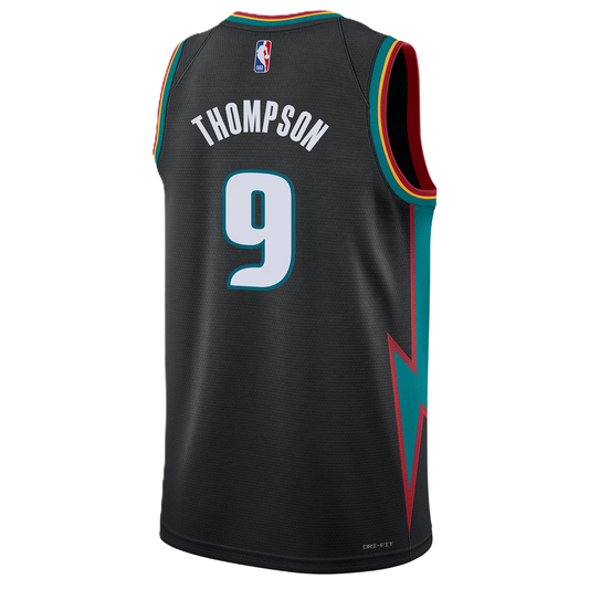 Detroit Pistons Charcoal 2025-2026 City Edition Jersey Ausar Thompson #9