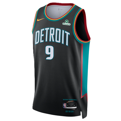Detroit Pistons Charcoal 2025-2026 City Edition Jersey Ausar Thompson #9