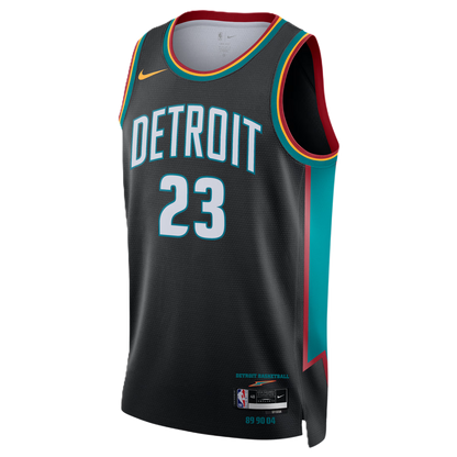 Detroit Pistons Charcoal 2025-2026 City Edition Jersey Jaden Ivey #23