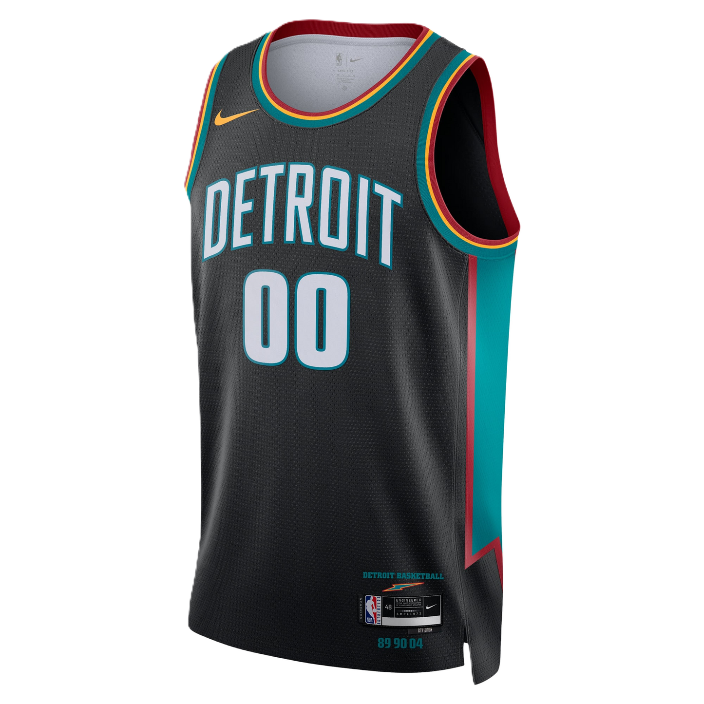 Detroit Pistons Charcoal 2025-2026 City Edition Jersey Custom