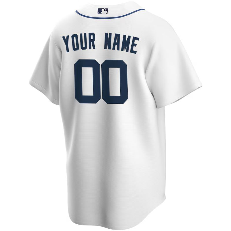 Detroit Tigers Custom Home Jersey back