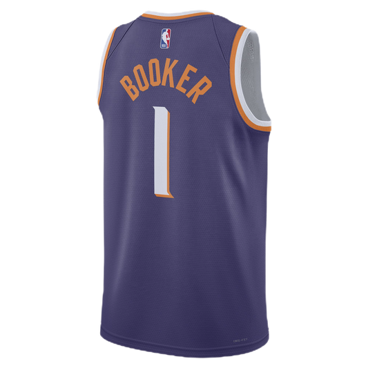 Phoenix Suns Purple Icon Jersey Devin Booker #1
