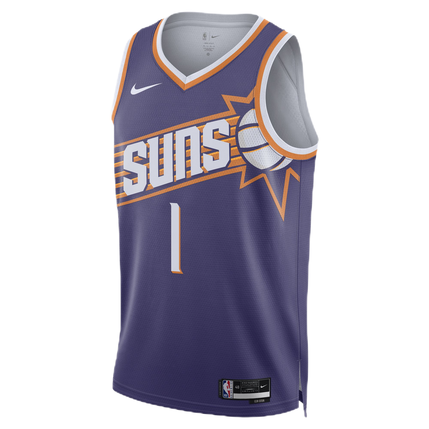 Phoenix Suns Purple Icon Jersey Devin Booker #1