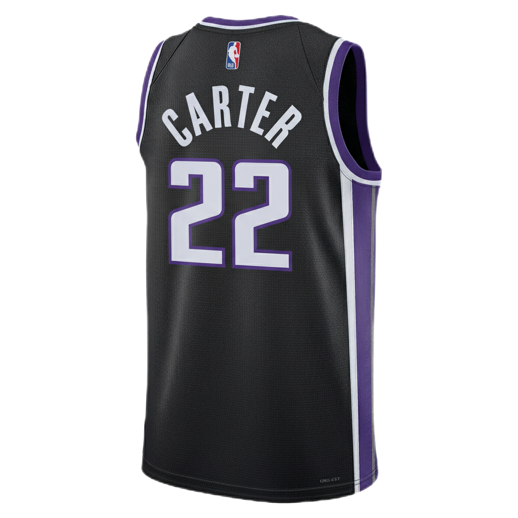 Sacramento Kings Black Icon Jersey Devin Carter #22