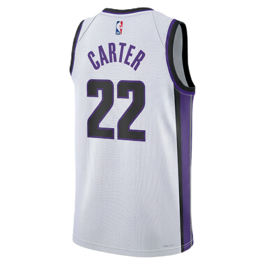 Sacramento Kings White Association Jersey Devin Carter #22