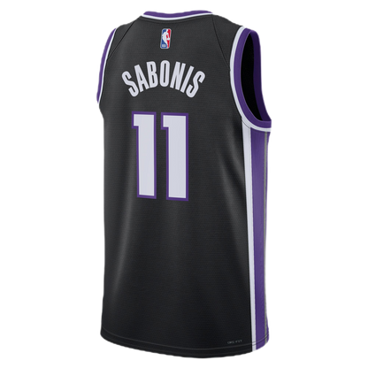Sacramento Kings Black Icon Jersey Domantas Sabonis #11