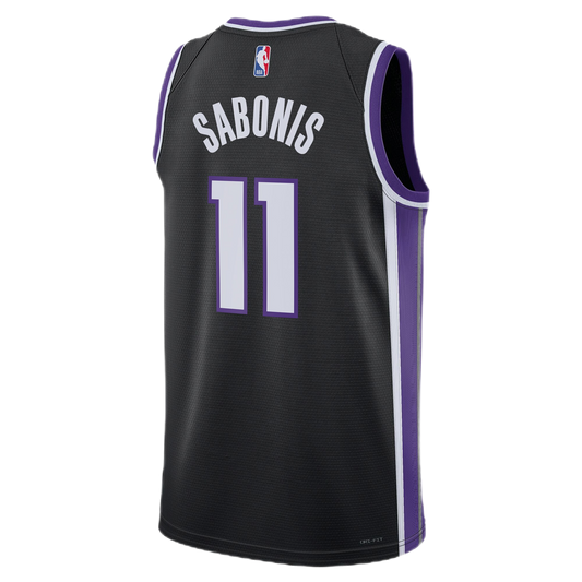 Sacramento Kings Black Icon Jersey Domantas Sabonis #11