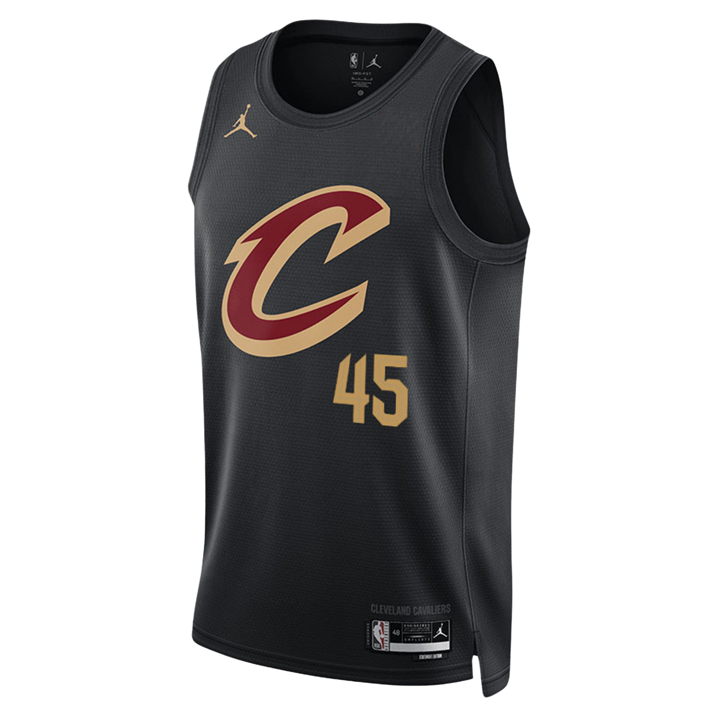Cleveland Cavaliers Black Statement Jersey Donovan Mitchell #45