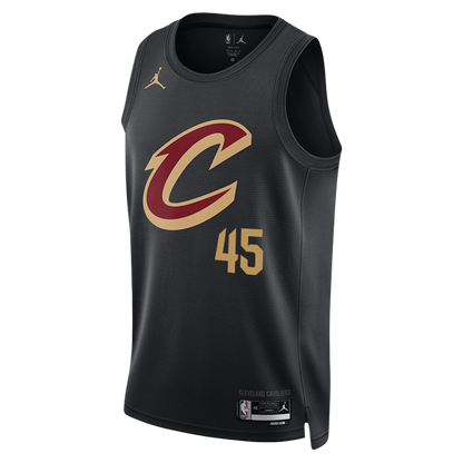 Cleveland Cavaliers Black Statement Jersey Donovan Mitchell #45
