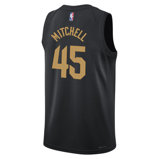 Cleveland Cavaliers Black Statement Jersey Donovan Mitchell #45