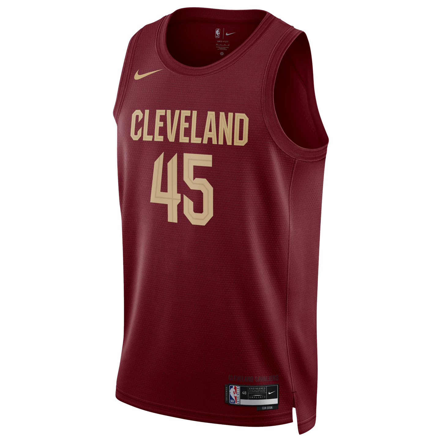 Cleveland Cavaliers Burgundy Icon Jersey Donovan Mitchell #45