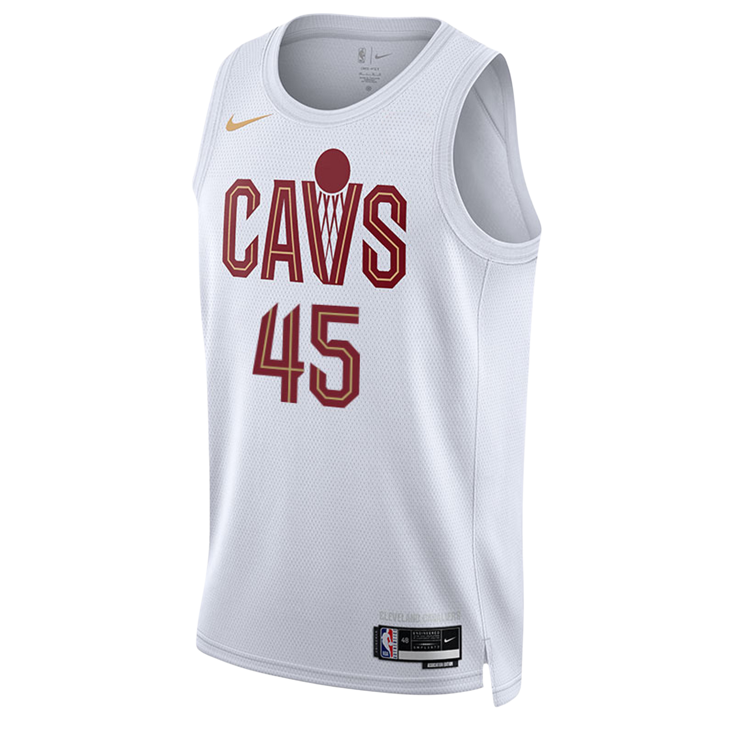 Cleveland Cavaliers White Association Jersey Donovan Mitchell #45