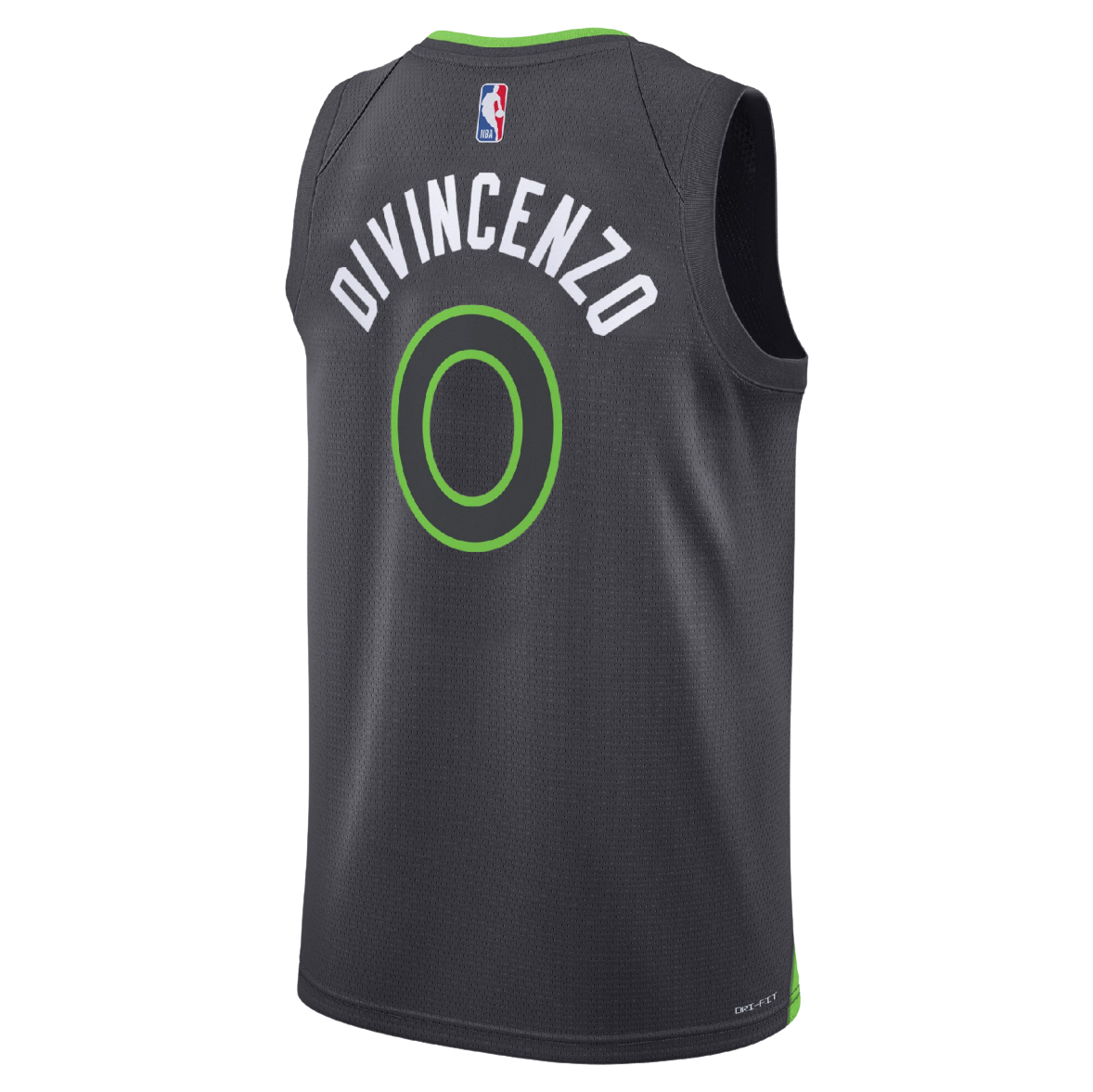 Minnesota Timberwolves Charcoal Statement Jersey Donte DiVincenzo #0