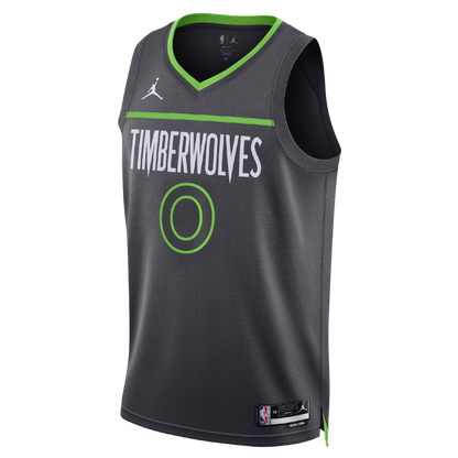 Minnesota Timberwolves Charcoal Statement Jersey Donte DiVincenzo #0