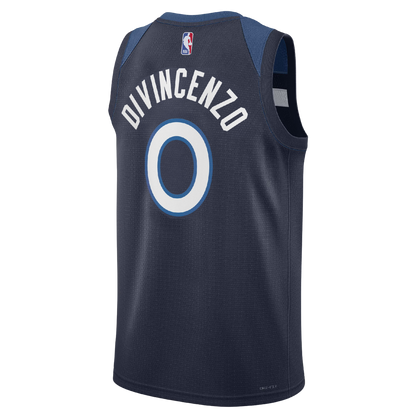 Minnesota Timberwolves Navy Icon Jersey Donte DiVincenzo #0