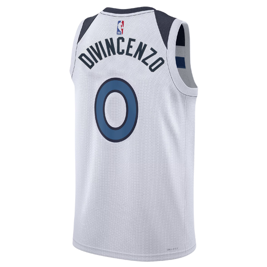 Minnesota Timberwolves White Association Jersey Donte DiVincenzo #0