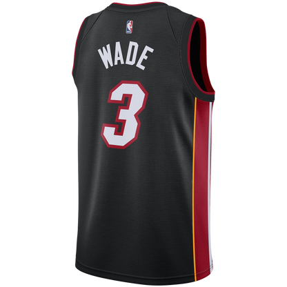 Miami Heat Black Icon Jersey Dwyane Wade #3