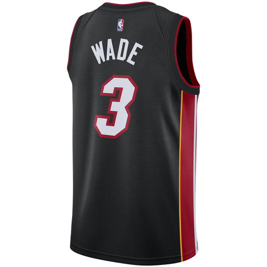 Miami Heat Black Icon Jersey Dwyane Wade #3
