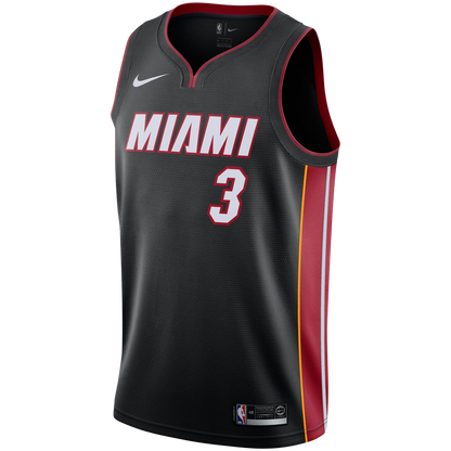 Miami Heat Black Icon Jersey Dwyane Wade #3