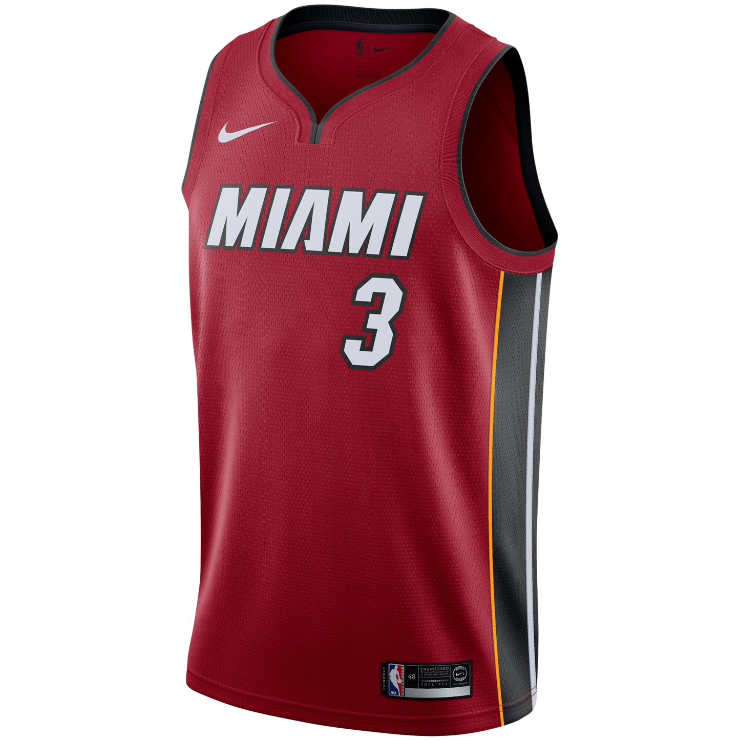 Miami Heat Red Statement Jersey Dwyane Wade #3