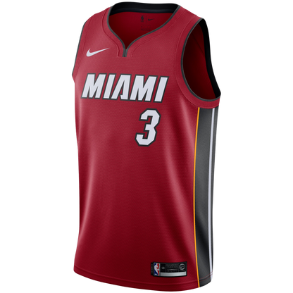 Miami Heat Red Statement Jersey Dwyane Wade #3