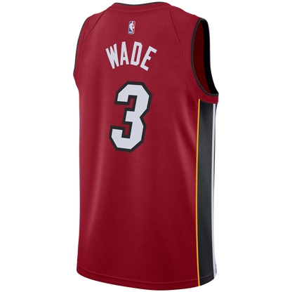 Miami Heat Red Statement Jersey Dwyane Wade #3