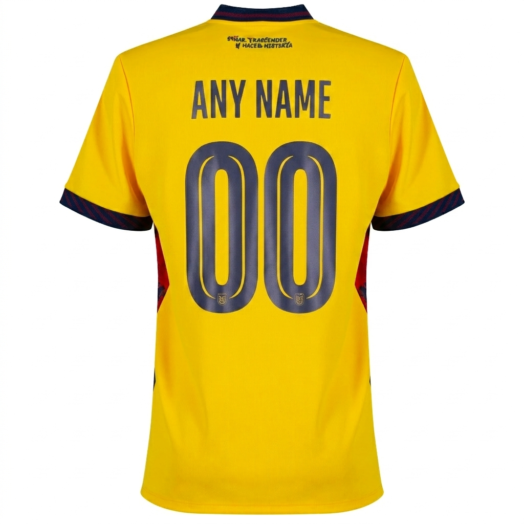 Ecuador 2026 Home Jersey Custom