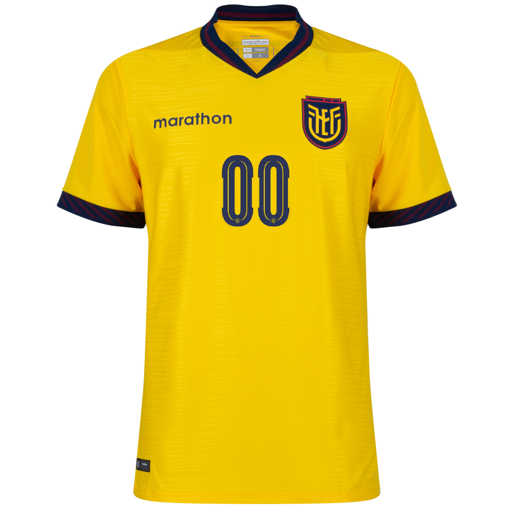 Ecuador 2026 Home Jersey Custom