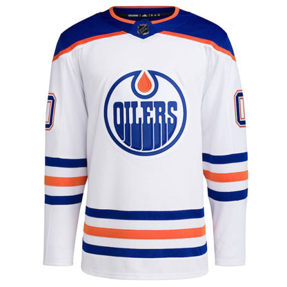 Edmonton Oilers Custom Away Jersey front