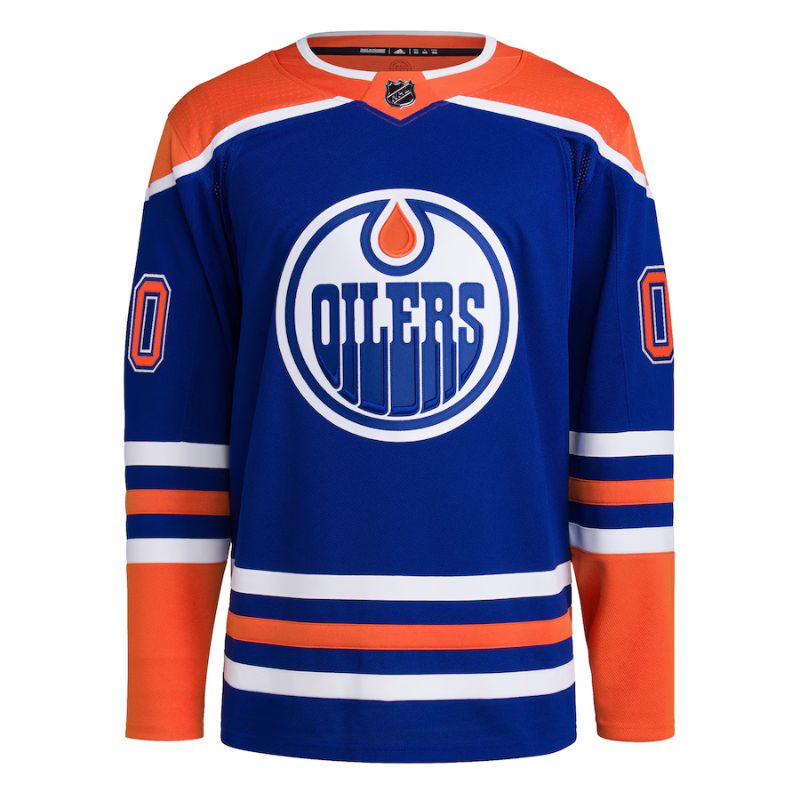 Edmonton Oilers Custom Home Jersey front