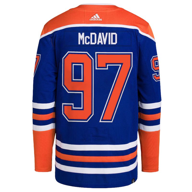 Edmonton Oilers 23/24 Home Jersey McDavid #97 back