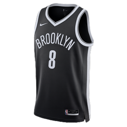 Brooklyn Nets Black Icon Jersey Egor Dёmin #8
