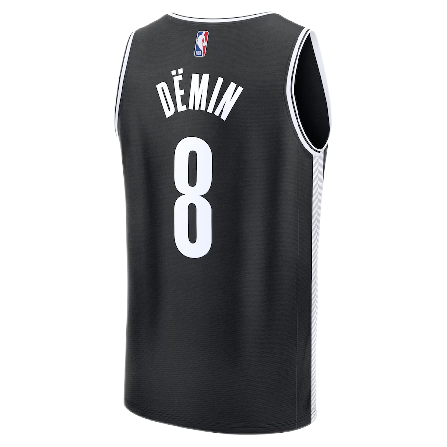 Brooklyn Nets Black Icon Jersey Egor Dёmin #8